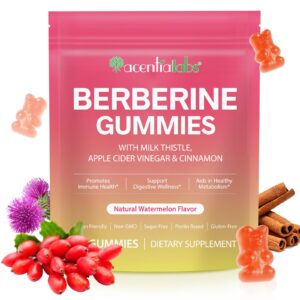 Gomitas de berberina y canela sin azúcar