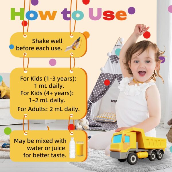 Gotas naturales detox para apoyo infantil