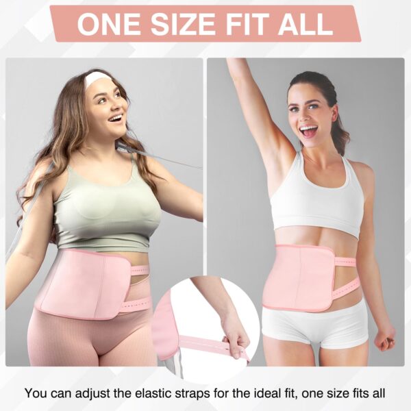 Detalle correa elástica ajustable paquete aceite ricino TORPNIA