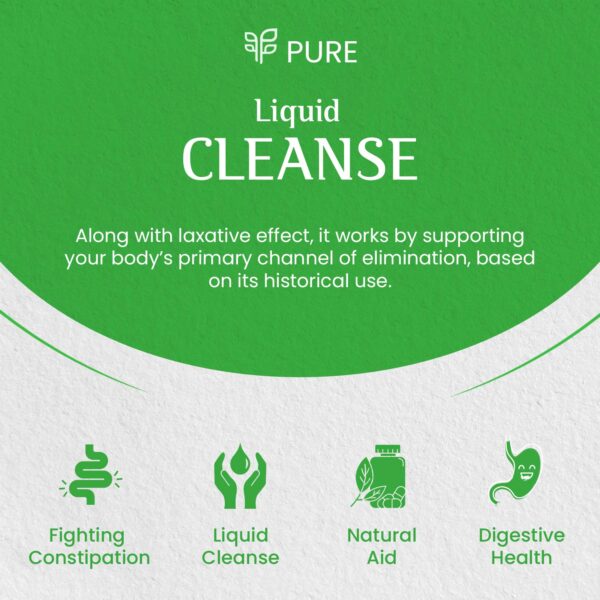 Botella Pure Cleanse con ingredientes naturales y veganos