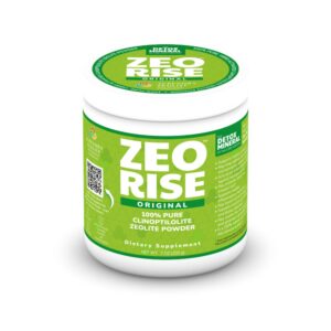 Etiqueta frontal Zeolita Clinoptilolita detox polvo