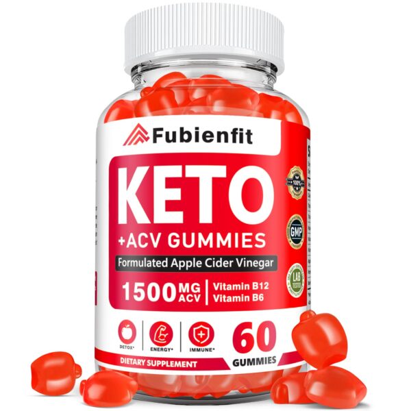 Gomitas Keto ACV para mujeres Fubienfit caja roja 60 unidades