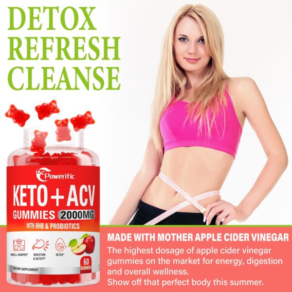 Gomitas Keto ACV para energía y limpieza natural