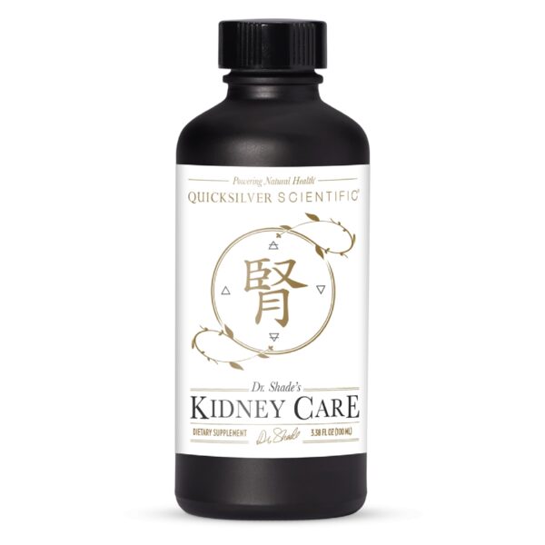Frasco de suplemento Quicksilver Scientific Kidney Care limpieza renal y drenaje