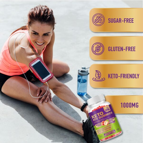 Gomitas MoodMingle keto ACV sabor agradable para dieta cetogénica