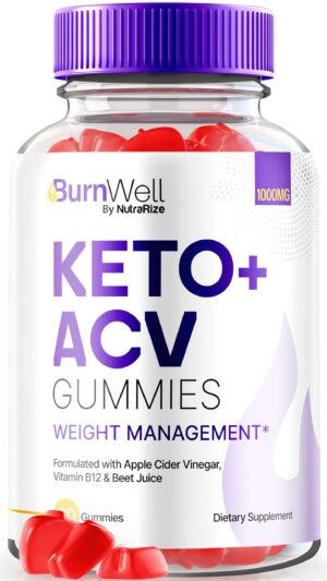 NutraRize BurnWell Keto ACV gomas 60 unidades