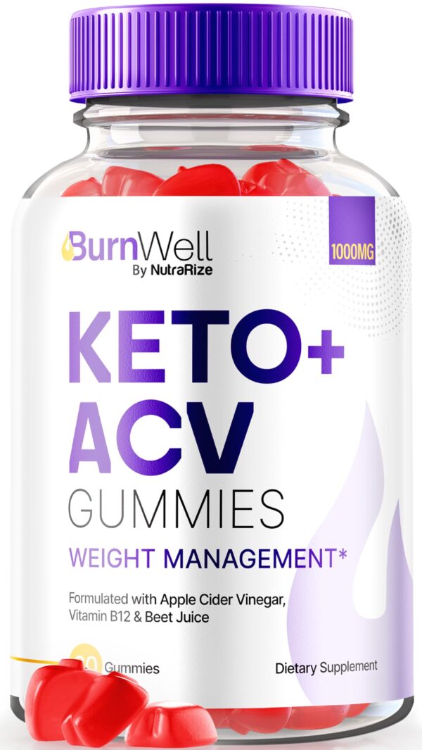 NutraRize BurnWell Keto ACV gomas 60 unidades