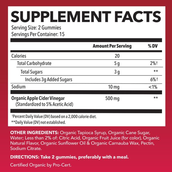 Gomitas ACV apoyo metabolismo y bienestar