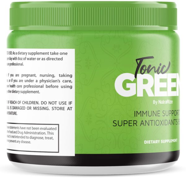 NutraRize TonicGreens suplemento polvo para bienestar