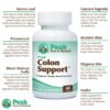 Instrucciones y uso Peak Colon Support para salud y detox