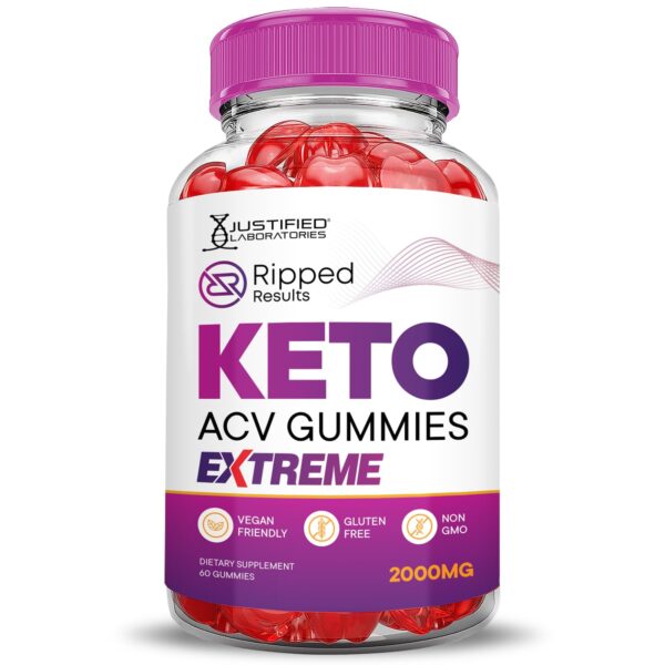 Gomitas keto sin gluten veganas Ripped Results ACV calidad