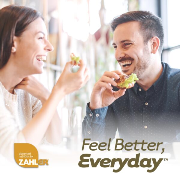 Detalle de cápsulas probióticas Zahler CandAid