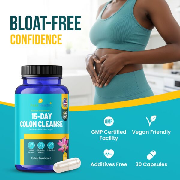 Detalle de empaque Peak Health Colon Cleanse