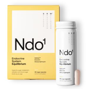 Frasco de suplemento Ndo¹ Equilibrium para azúcar en sangre
