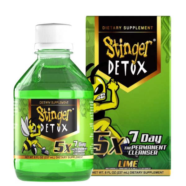 Botella Stinger Detox 5X sabor lima 237 ml