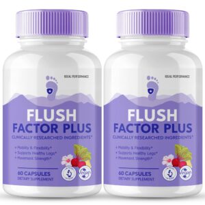 Flush Factor Plus cápsulas para flexibilidad y salud de piernas