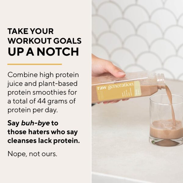 Batido proteico vegano limpieza 3 días Raw Generation