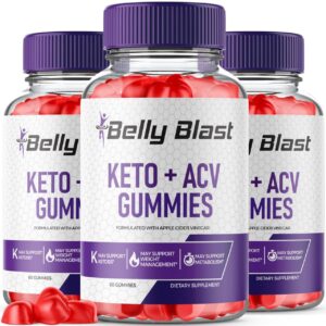 Paquete de 3 gomitas Keto ACV Belly Blast rize labs
