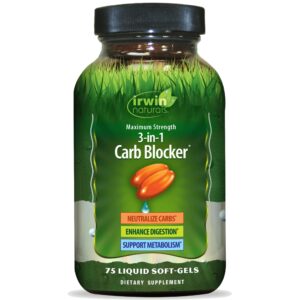 Irwin Naturals bloqueador de carbohidratos frente