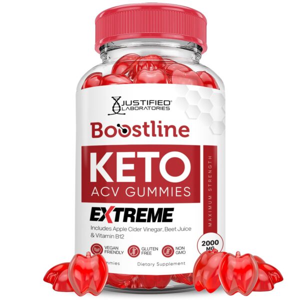 Gomitas Boostline Keto ACV 2000mg vinagre manzana pectina