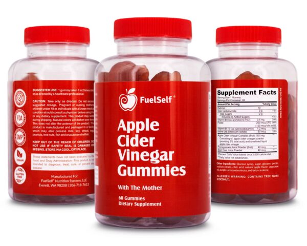 Gomitas FuelSelf veganas sin gluten para desintoxicación y energía