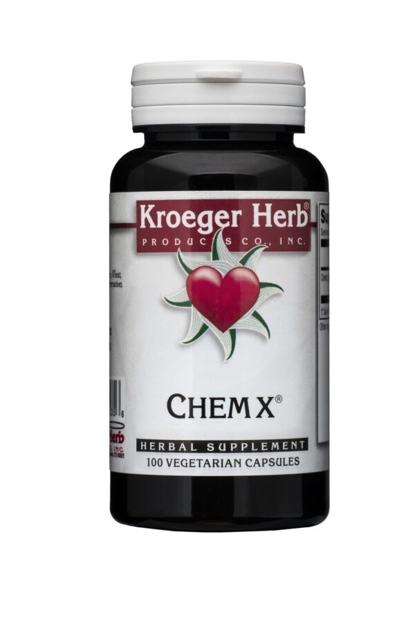 Frasco Chem X detox fórmula herbal Kroeger Herb Frasco Chem X detox fórmula herbal Kroeger Herb