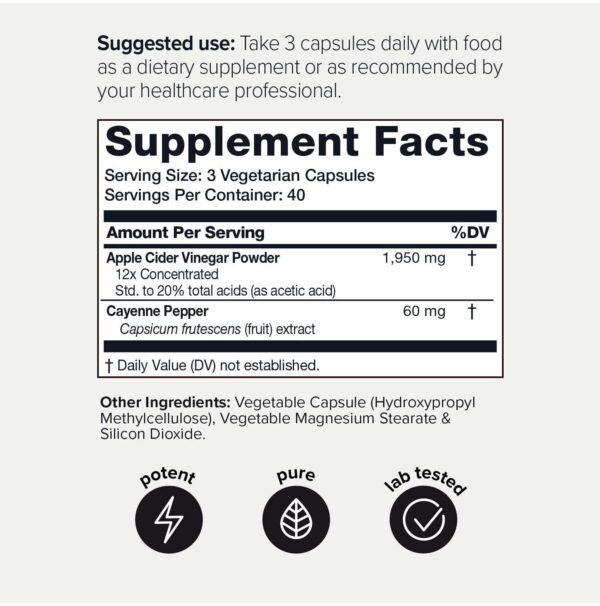 Cápsulas Toniiq vinagre sidra manzana paquete cerrado