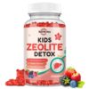 Frasco de Zeolite Detox gomitas con etiqueta