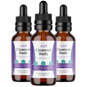 Botella de suplemento líquido Cleanest Body para desintoxicación natural Botella de suplemento líquido Cleanest Body para desintoxicación natural