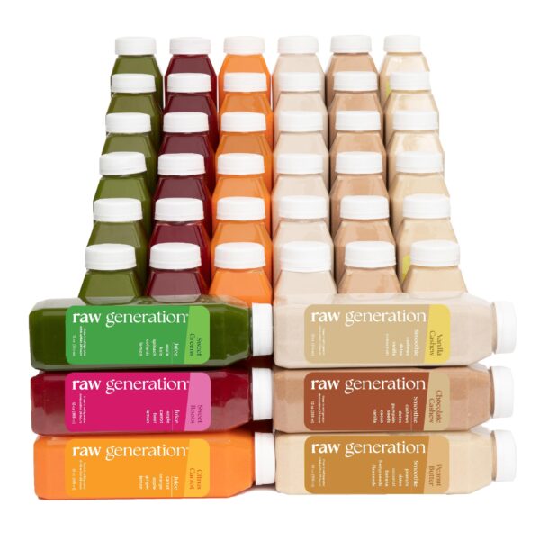 Raw Generation jugo proteico refrigerado para limpieza de 7 días