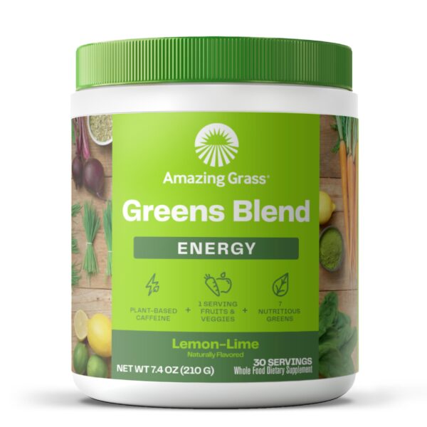Amazing Grass Green Superfood Energy con yerba mate y té verde