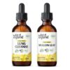 Tintura Wild & Organic limpieza pulmonar y extracto de gordolobo 2 oz
