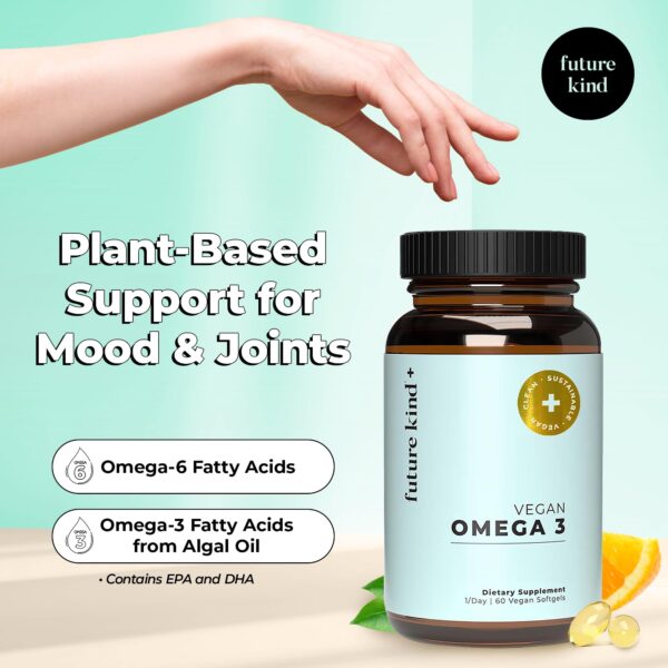 Etiqueta Future Kind Omega 3 vegano