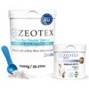 Paquete polvo de zeolita detox natural para cuerpo y mascotas