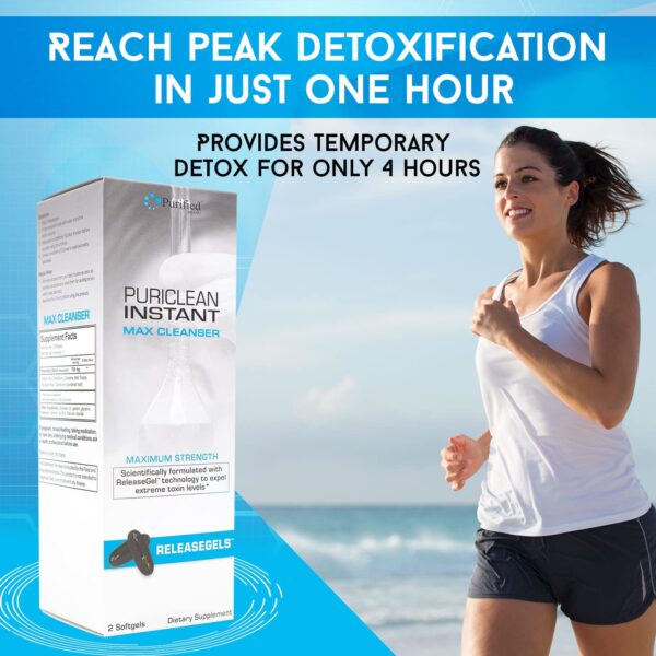 Caja y contenido Puriclean Instant Max Cleanser