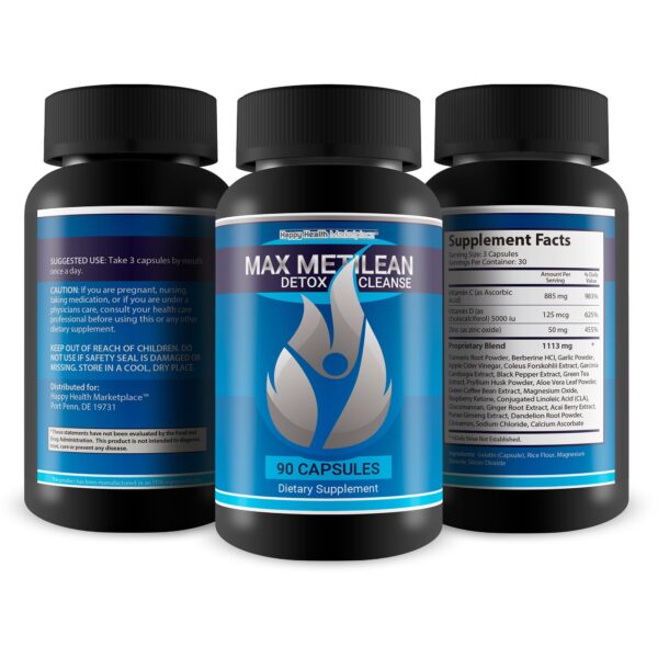 Suplemento Max Metilean para limpieza intestinal y bienestar femenino