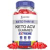 Keto Thrive gomitas keto acv 2000mg botella 60 unidades veganas