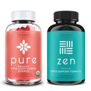 Gominolas WellPath vinagre de manzana puro y suplemento zen