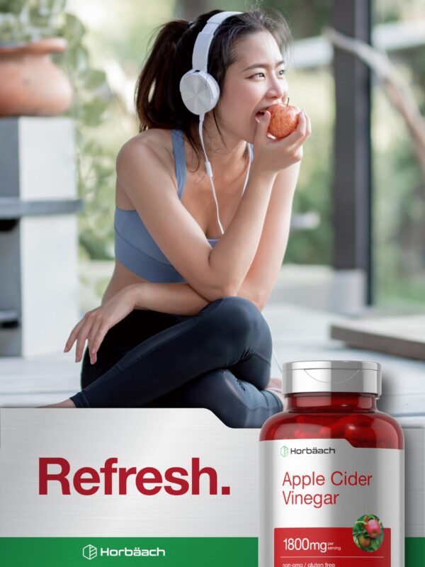 Paquete cápsulas Horbäach vinagre sidra manzana