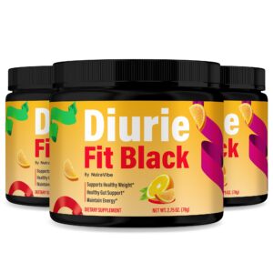 Frasco de Diurie Fit Black Powder
