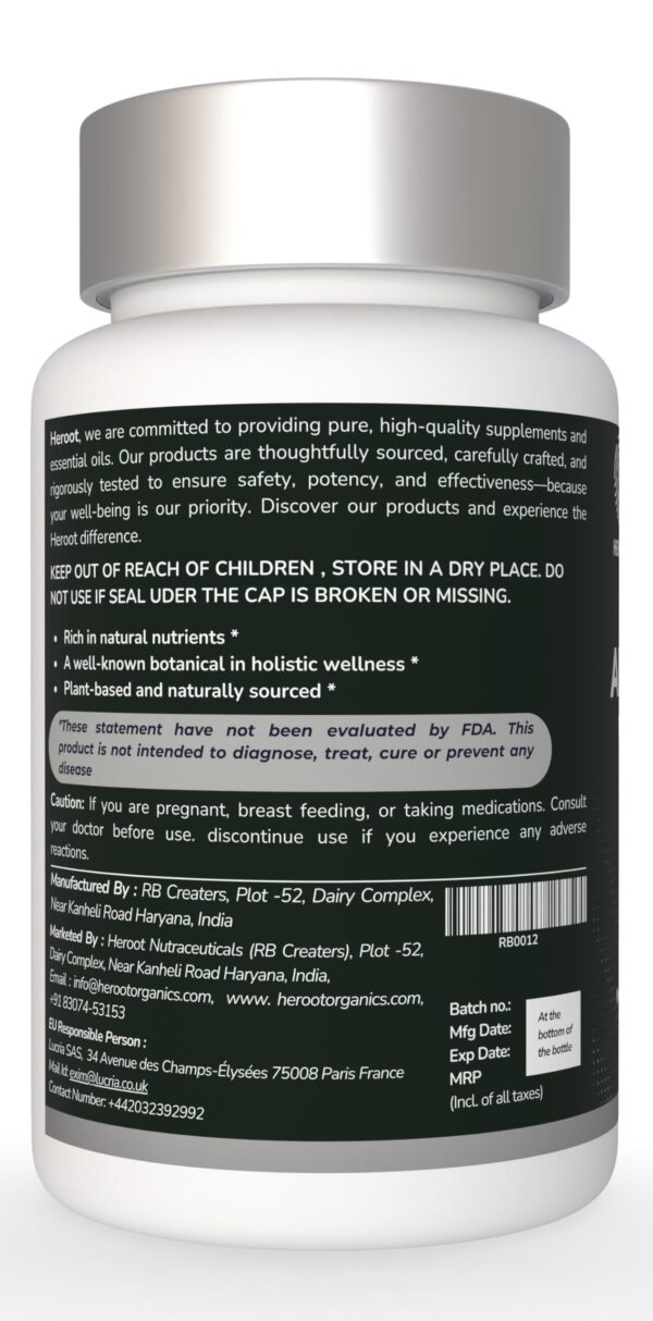 tarro suplemento Heroot ACV 500mg natural y sin gluten