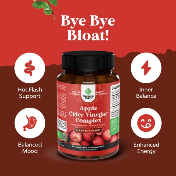 Cápsulas ACV orgánicas para limpieza corporal y salud intestinal