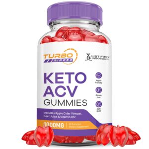 Gomitas Turbo Ripped Keto ACV con vinagre de manzana y B12