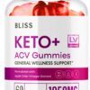 Bliss keto acv gomitas apoyo pérdida peso 1050mg paquete 60