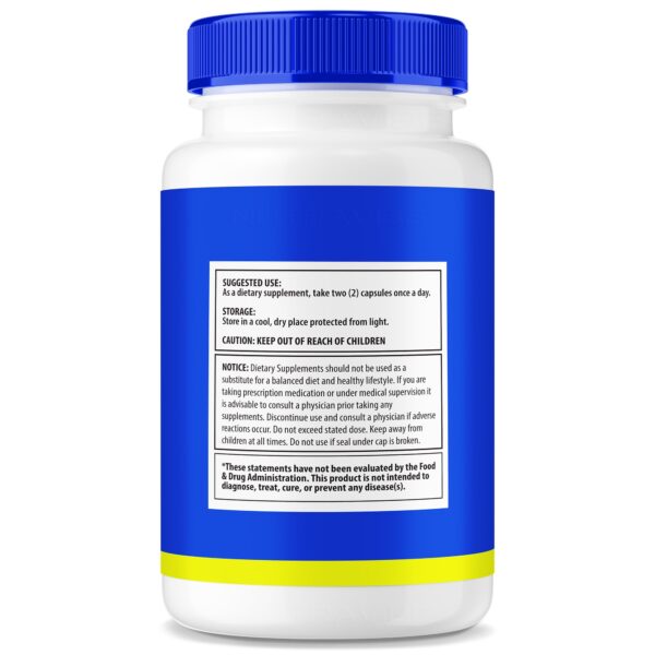 Envase de cápsulas Uro Doc 120 unidades para salud masculina y bienestar