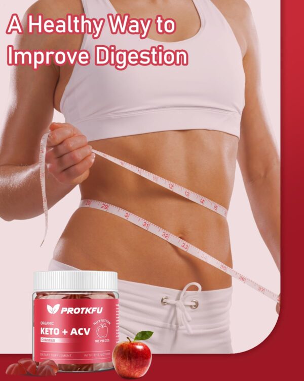 Gomitas Keto ACV ProTKFU vitaminas B12 y B6 para energía