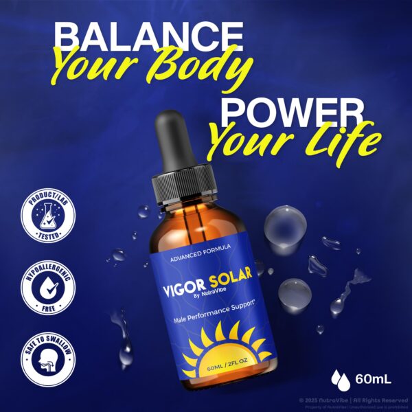 Botella gotas Vigor Solar para energía activa