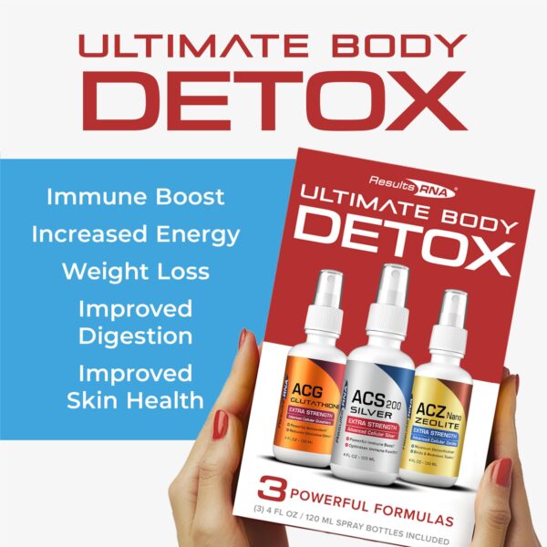 Paquete triple Results RNA Ultimate Body Detox fuerza extra
