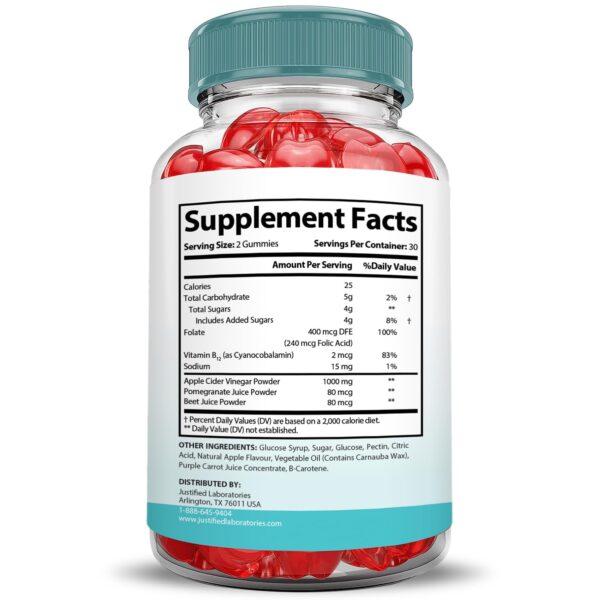 Envase de gomitas Keto Genesis ACV fórmula avanzada