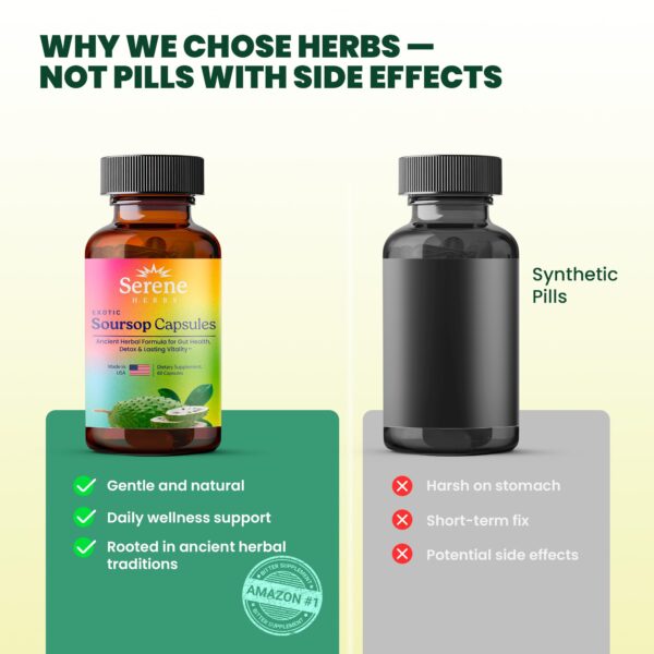 Cápsulas naturales veganas para limpieza herbal y prevención amargor